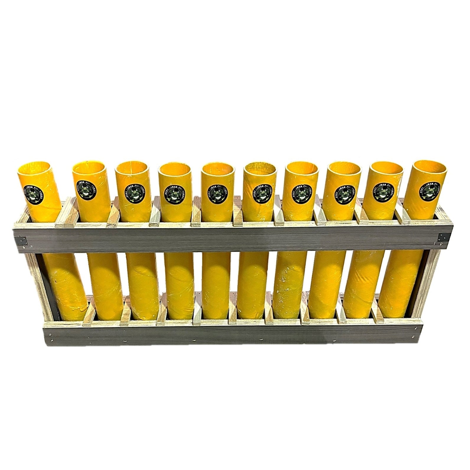 10 Shot Fiberglass Straight Rack – Mortar Rack