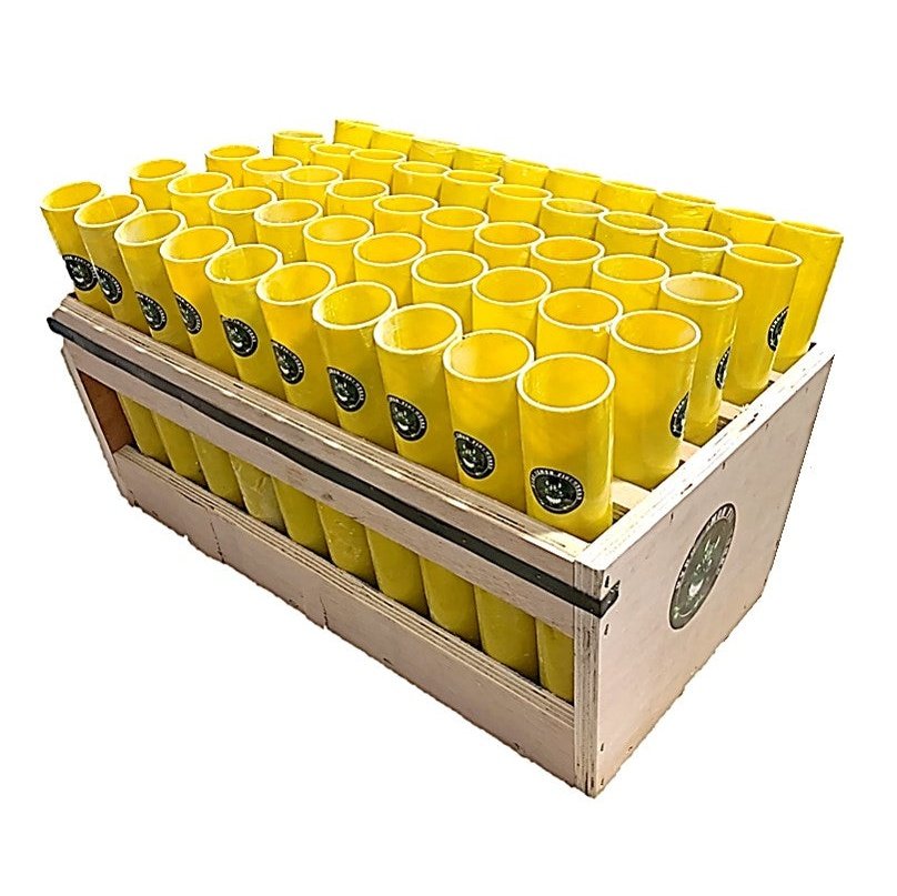 50 Shot Fiberglass Fan Rack – Mortar Rack