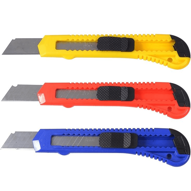 Retractable Box Cutter 3 Pack – Mortar Rack
