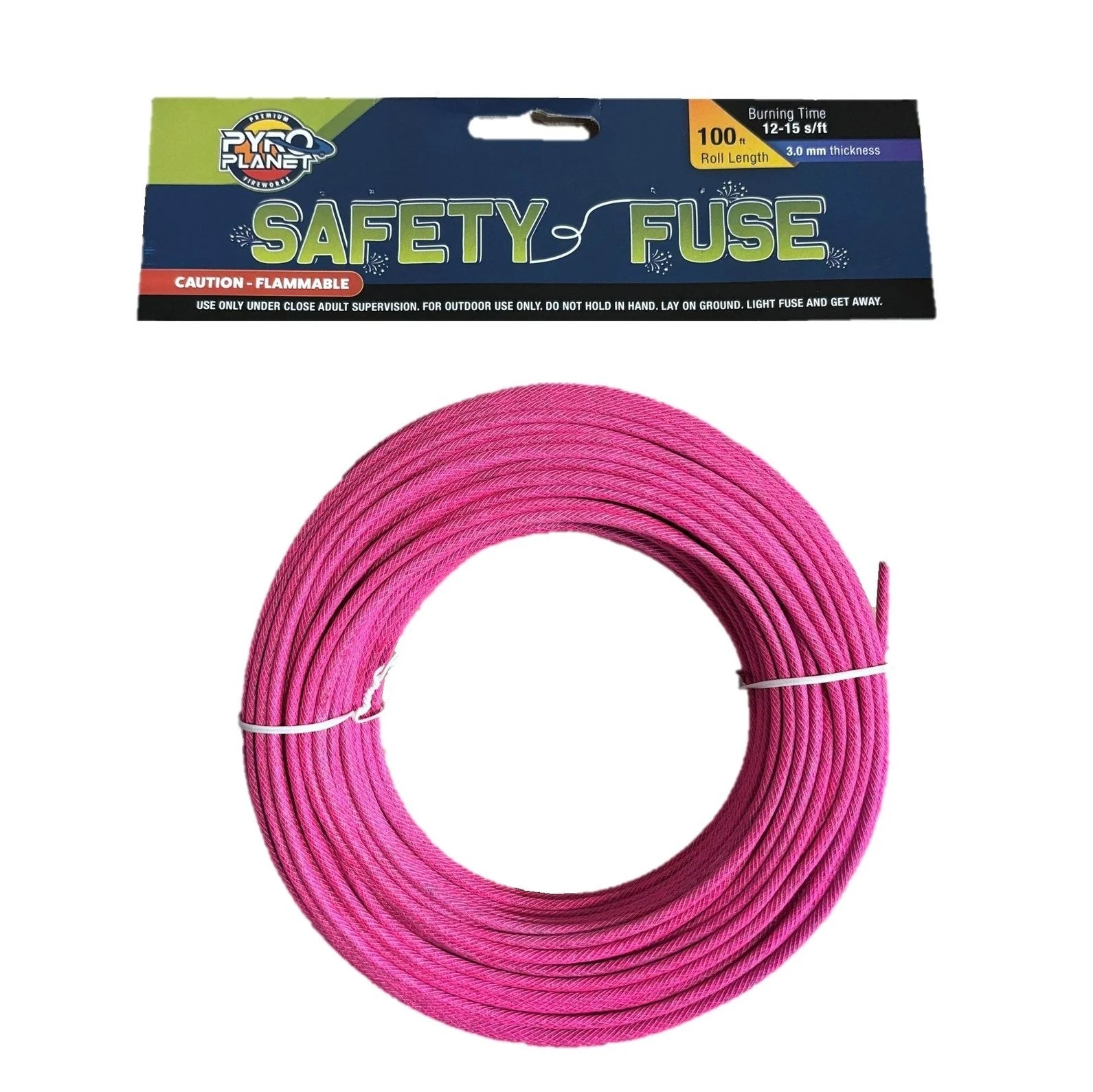 SAFETY FUSE 3MM (12-15 SEC PER FT) - 100 FT – Mortar Rack