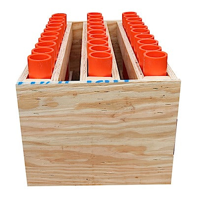 30 Shot Rack - Straight - with 12" DR-11 mortars